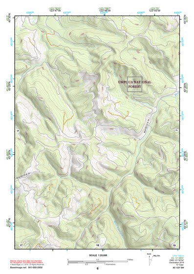 43123SW Page 6 Roseburg Topo Preview 1