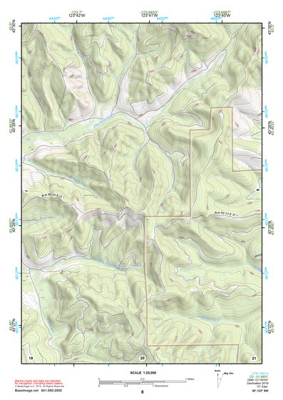 43123SW Page 8 Roseburg Topo Preview 1