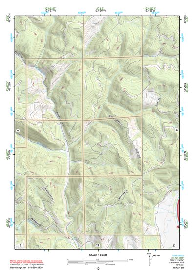 43123SW Page 10 Roseburg Topo Preview 1