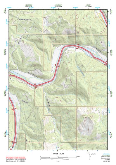 43123SW Page 12 Roseburg Topo Preview 1