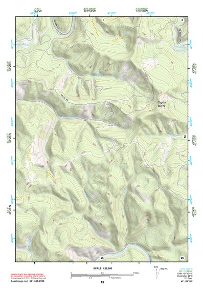 43123SW Page 13 Roseburg Topo Preview 1
