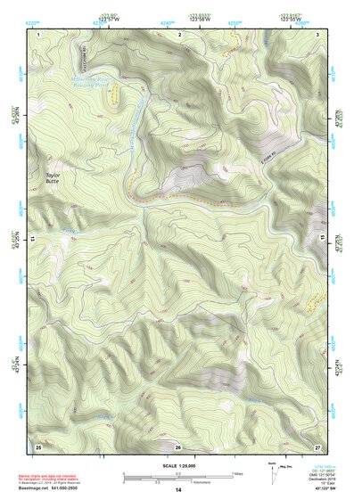 43123SW Page 14 Roseburg Topo Preview 1