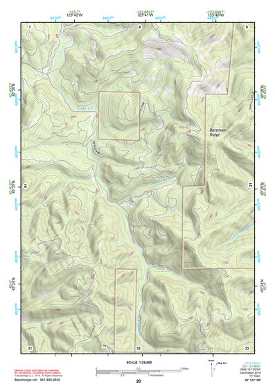43123SW Page 20 Roseburg Topo Preview 1