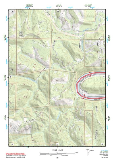 43123SW Page 22 Roseburg Topo Preview 1