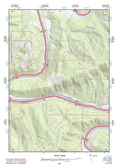 43123SW Page 23 Roseburg Topo Preview 1
