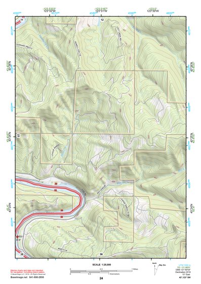 43123SW Page 24 Roseburg Topo Preview 1