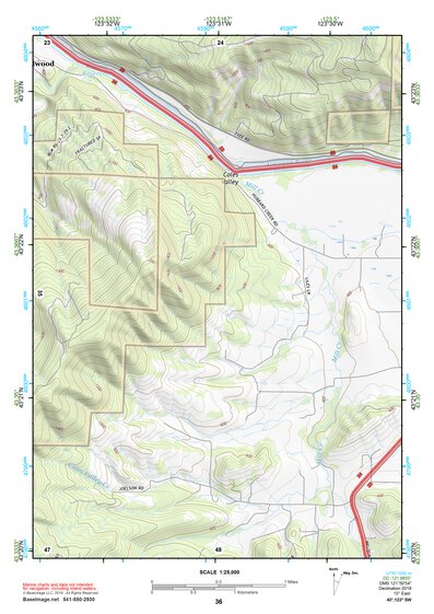 43123SW Page 36 Roseburg Topo Preview 1