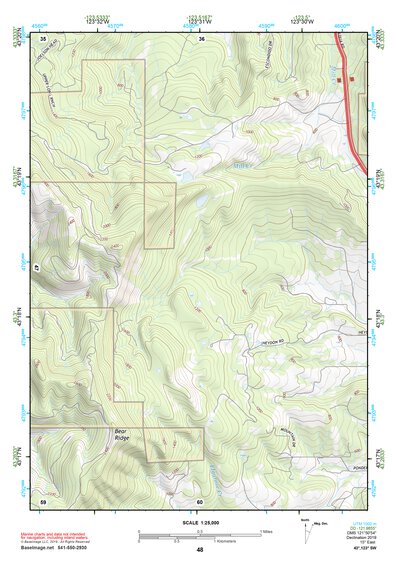 43123SW Page 48 Roseburg Topo Preview 1