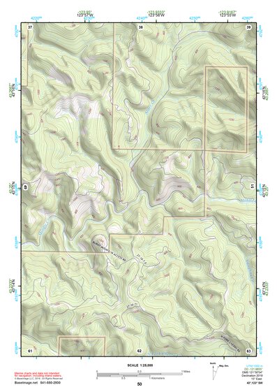 43123SW Page 50 Roseburg Topo Preview 1