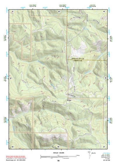 43123SW Page 54 Roseburg Topo Preview 1