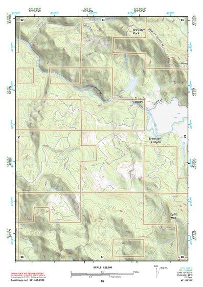 43123SW Page 75 Roseburg Topo Preview 1