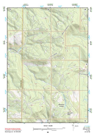 43123SW Page 80 Roseburg Topo Preview 1
