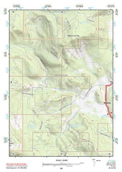 43123SW Page 81 Roseburg Topo Preview 1