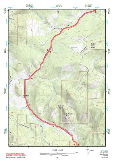 43123SW Page 82 Roseburg Topo Preview 1