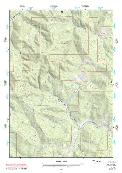 43123SW Page 85 Roseburg Topo Preview 1