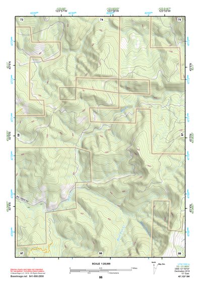 43123SW Page 86 Roseburg Topo Preview 1