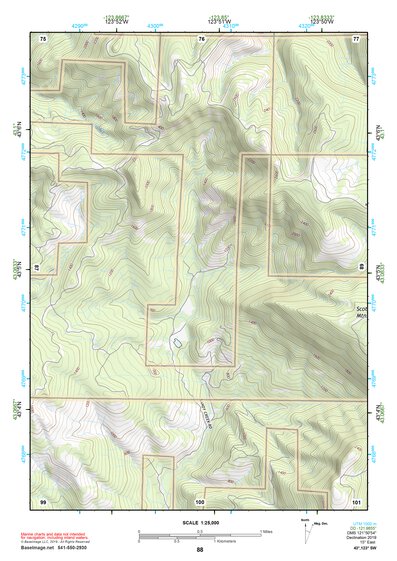 43123SW Page 88 Roseburg Topo Preview 1