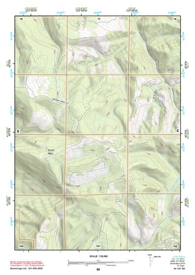 43123SW Page 89 Roseburg Topo Preview 1