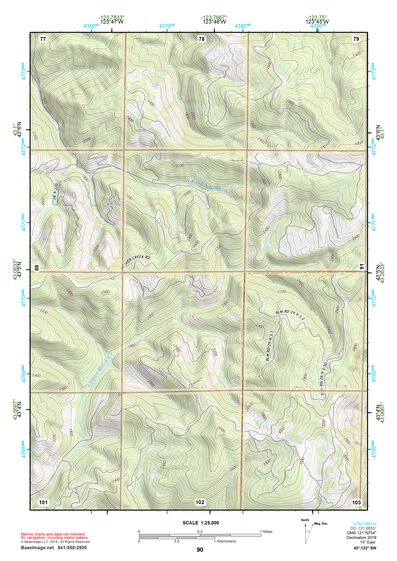 43123SW Page 90 Roseburg Topo Preview 1