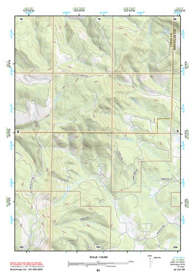43123SW Page 91 Roseburg Topo Preview 1