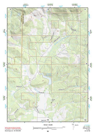 43123SW Page 92 Roseburg Topo Preview 1