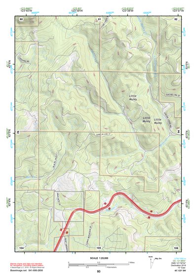 43123SW Page 93 Roseburg Topo Preview 1