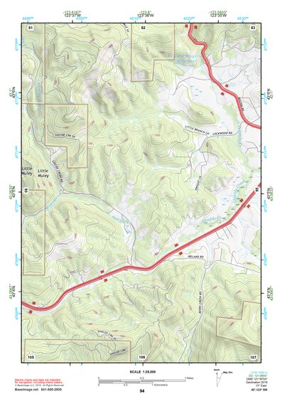43123SW Page 94 Roseburg Topo Preview 1