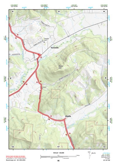 43123SW Page 95 Roseburg Topo Preview 1
