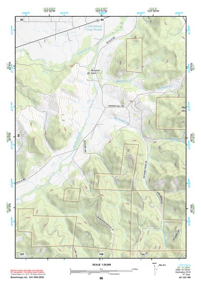 43123SW Page 96 Roseburg Topo Preview 1
