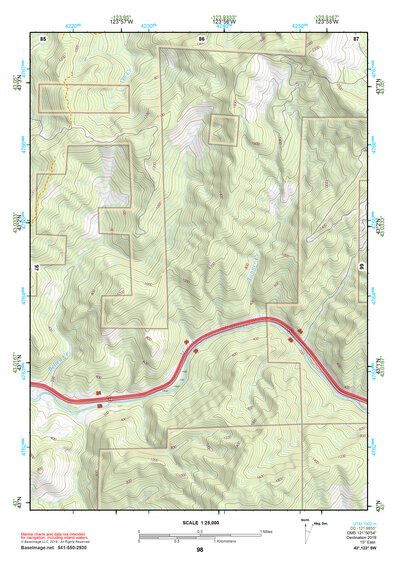43123SW Page 98 Roseburg Topo Preview 1