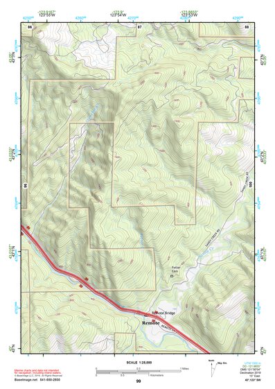43123SW Page 99 Roseburg Topo Preview 1