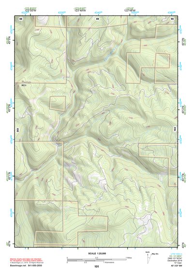 43123SW Page 101 Roseburg Topo Preview 1