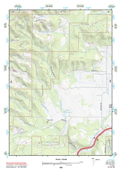43123SW Page 103 Roseburg Topo Preview 1