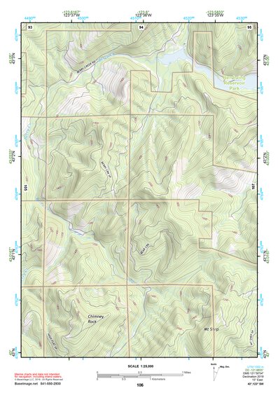43123SW Page 106 Roseburg Topo Preview 1