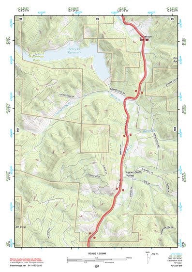 43123SW Page 107 Roseburg Topo Preview 1