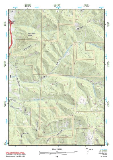 43123SW Page 108 Roseburg Topo Preview 1