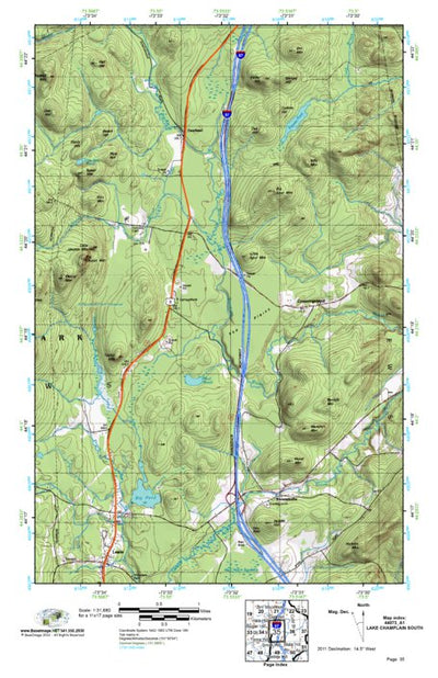 (44073a1) Page 035 Lake Champlain South Preview 1