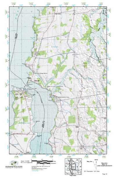 (44073a1) Page 093 Lake Champlain South Preview 1