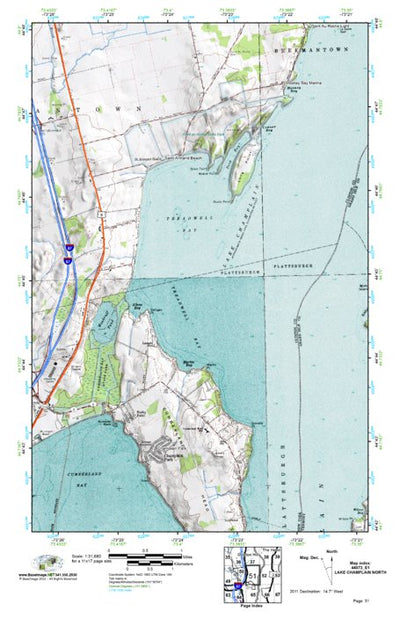 (44073e1) Page 051 Lake Champlain North Preview 1