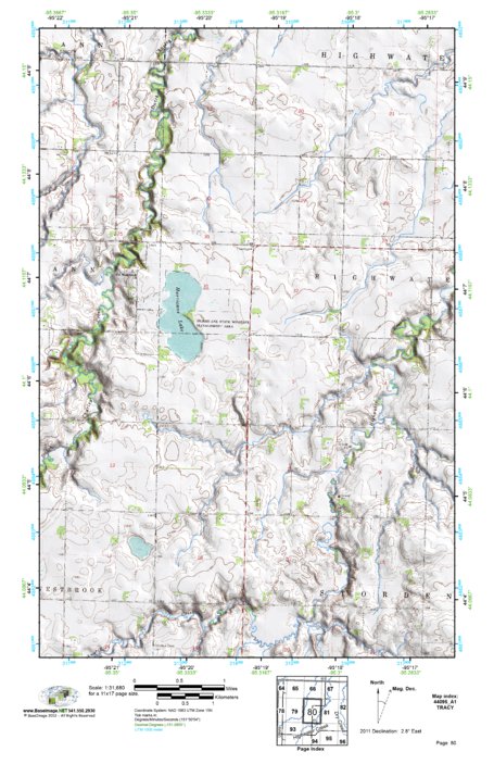 44095a1) Page 080 Tracy Map by BaseImage Publishing | Avenza Maps