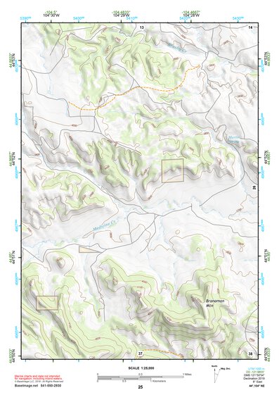 44104NE Page 25 Devils Tower Topo Preview 1