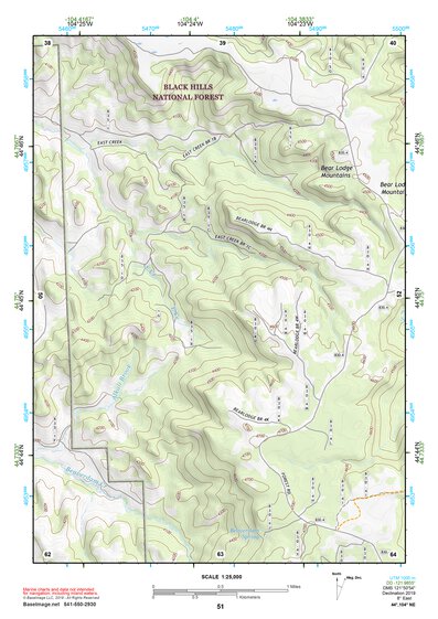 44104NE Page 51 Devils Tower Topo Preview 1