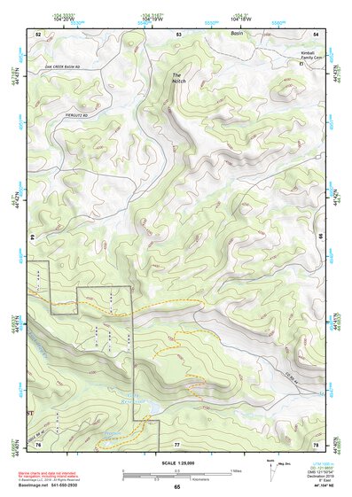 44104NE Page 65 Devils Tower Topo Preview 1