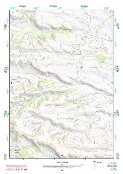 44104NE Page 67 Devils Tower Topo Preview 1