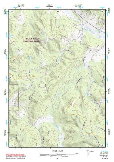 44104NE Page 75 Devils Tower Topo Preview 1