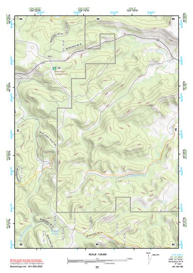 44104NE Page 77 Devils Tower Topo Preview 1
