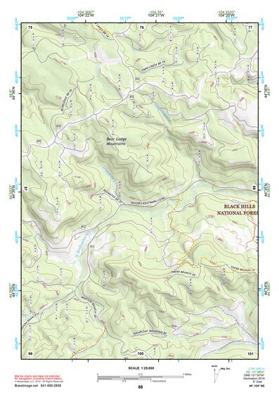 44104NE Page 88 Devils Tower Topo Preview 1