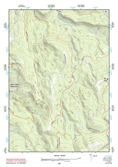 44104NE Page 97 Devils Tower Topo Preview 1
