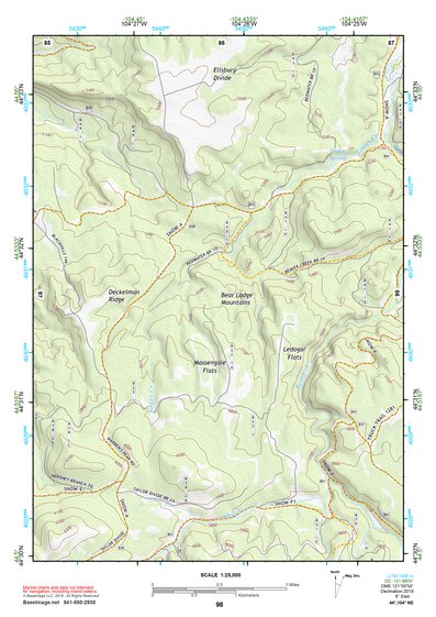 44104NE Page 98 Devils Tower Topo Preview 1