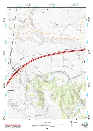44104NE Page 104 Devils Tower Topo Preview 1